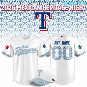 Texas Rangers 2026 Mexican Heritage Night Customize Baseball Jersey