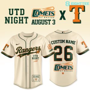 Texas Rangers x University Of Texas At Dallas Edition Jersey