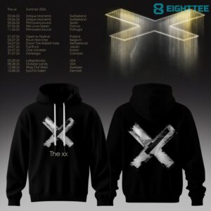 The XX Summer Tour 2026 Black Hoodie by Eighttee.com The XX Summer Tour 2026 Black Hoodie