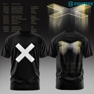 The XX Summer Tour 2026 Black Tee by Eighttee.com The XX Summer Tour 2026 Black Tee