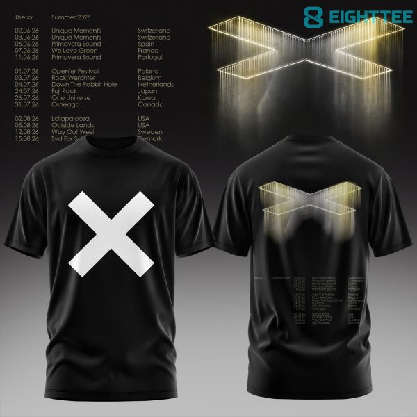 The XX Summer Tour 2026 Black Tee