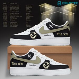 The XX Summer Tour 2026 Custom Air Force 1 Sneaker by Eighttee.com The XX Summer Tour 2026 Custom Air Force 1 Sneaker