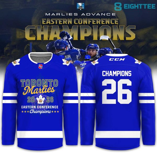 Toronto Marlies 2026 Eastern Conference Champions Hockey Jersey