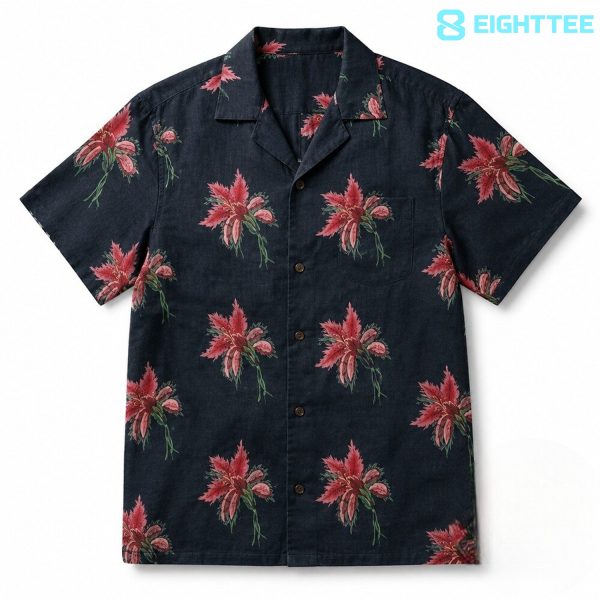 Alternative view of Travis Kelce Floral Hawaiian Shirt At The Eighty Six NYC 2026