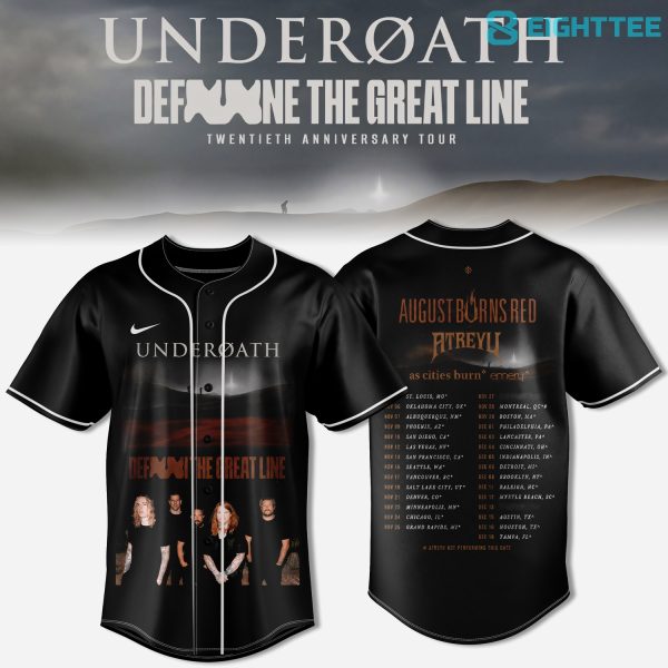 Underoath x Define The Great Line 20th Anniversary Baseball Jersey