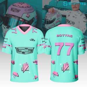 Valtteri Bottas Miami GP 2026 Racing Style Football Jersey