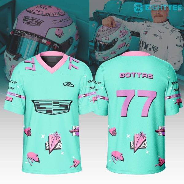 Valtteri Bottas Miami GP 2026 Racing Style Football Jersey