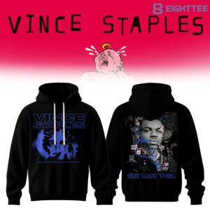 Vince Staples Cry Baby Tour Hoodie by Eighttee.com Vince Staples Cry Baby Tour Hoodie
