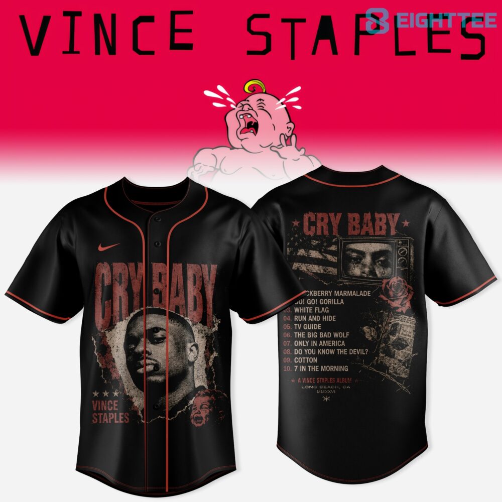 Vince Staples Cry Baby Tour Jersey