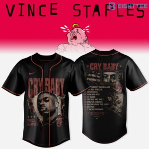 Vince Staples Cry Baby Tour Jersey