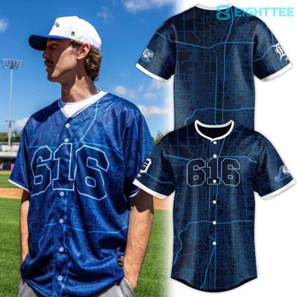 West Michigan Whitecaps "616" Limited Edition Baseball Jersey
