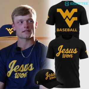 West Virginia Mountaineers JESUS WON 2026 Special Black Shirt