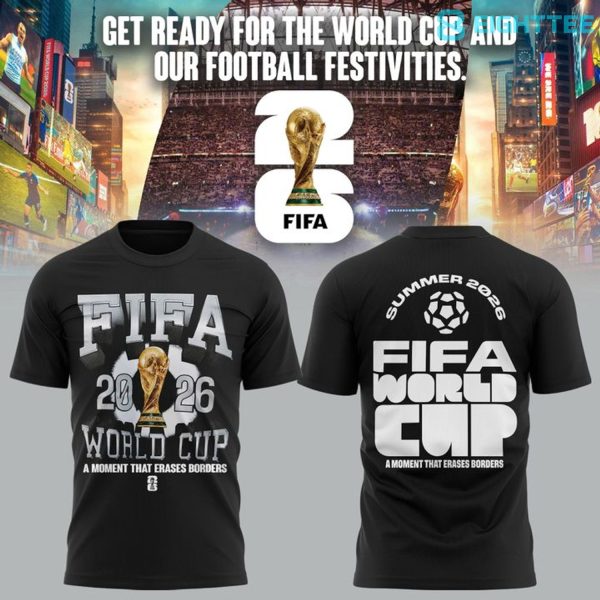 World Cup 26 Black A MOMENT THAT ERASES BORDERS T-Shirt