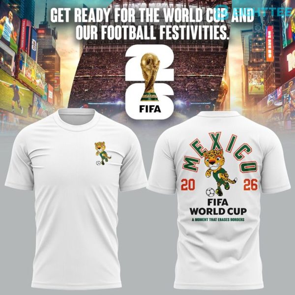 World Cup 26 Mexico A MOMENT THAT ERASES BORDERS White T-Shirt