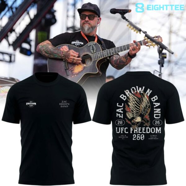 Zac Brown Band UFC Freedom 250 Limited Edition Shirt