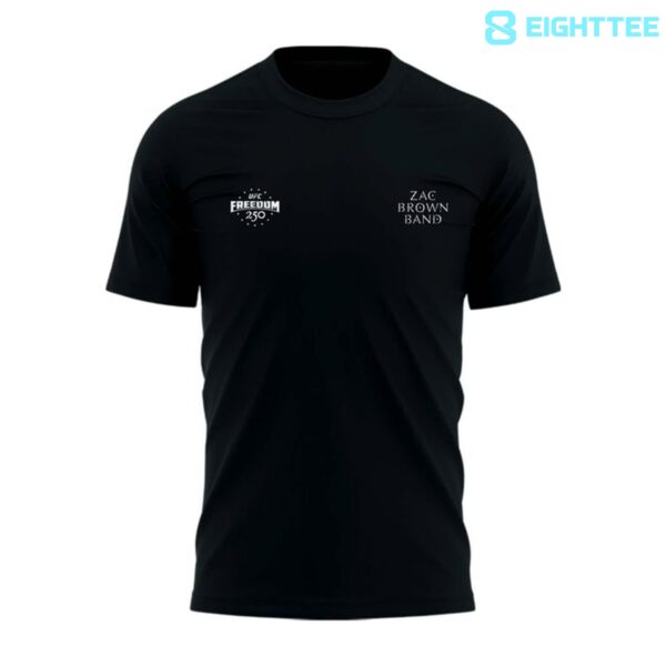 Alternative view of Zac Brown Band UFC Freedom 250 Limited Edition Shirt