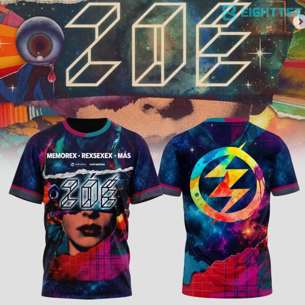 Zoé MEMOREX + REXSEXEX + MÁS Tour 2026 Special Tee
