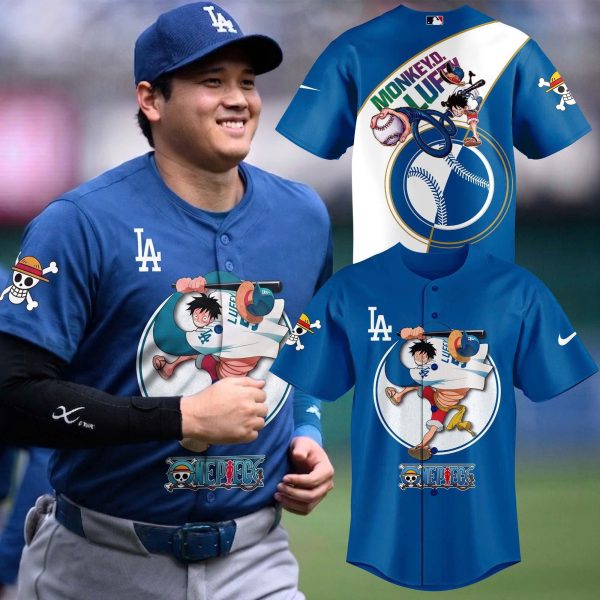 Los Angeles Dodgers One Piece Theme Night Game Jersey