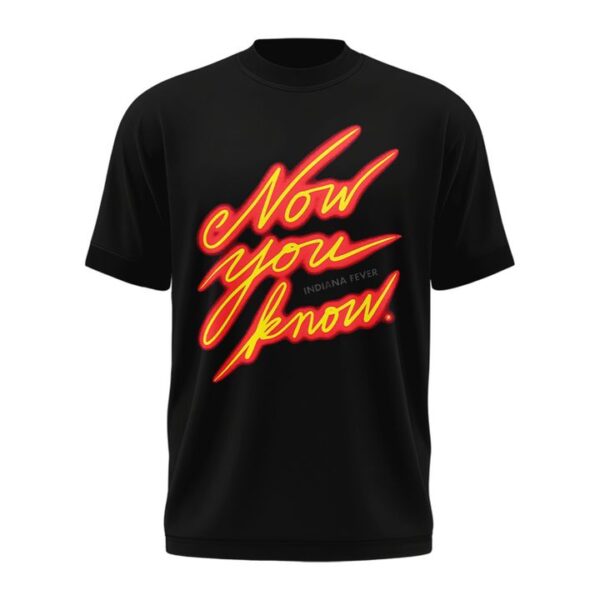 Alternative view of 2026 Indiana Fever Now You Know Limited Edition Shirt