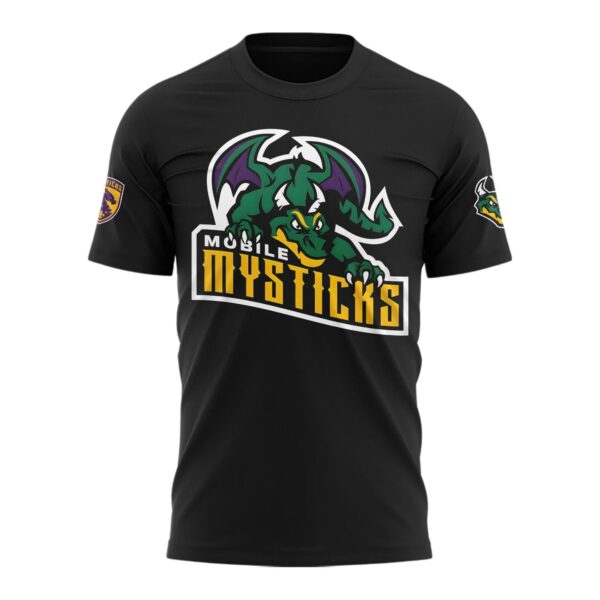 Alternative view of Mobile Mysticks 2026 New Black T-Shirt
